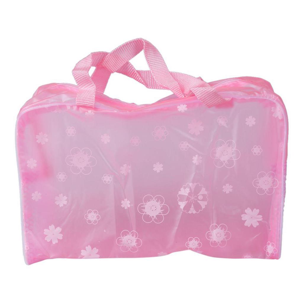 1 шт. Женская мобильная полосатая прозрачная сумка для переноски водонепроницаемая сумка для полоскания ванной комнаты