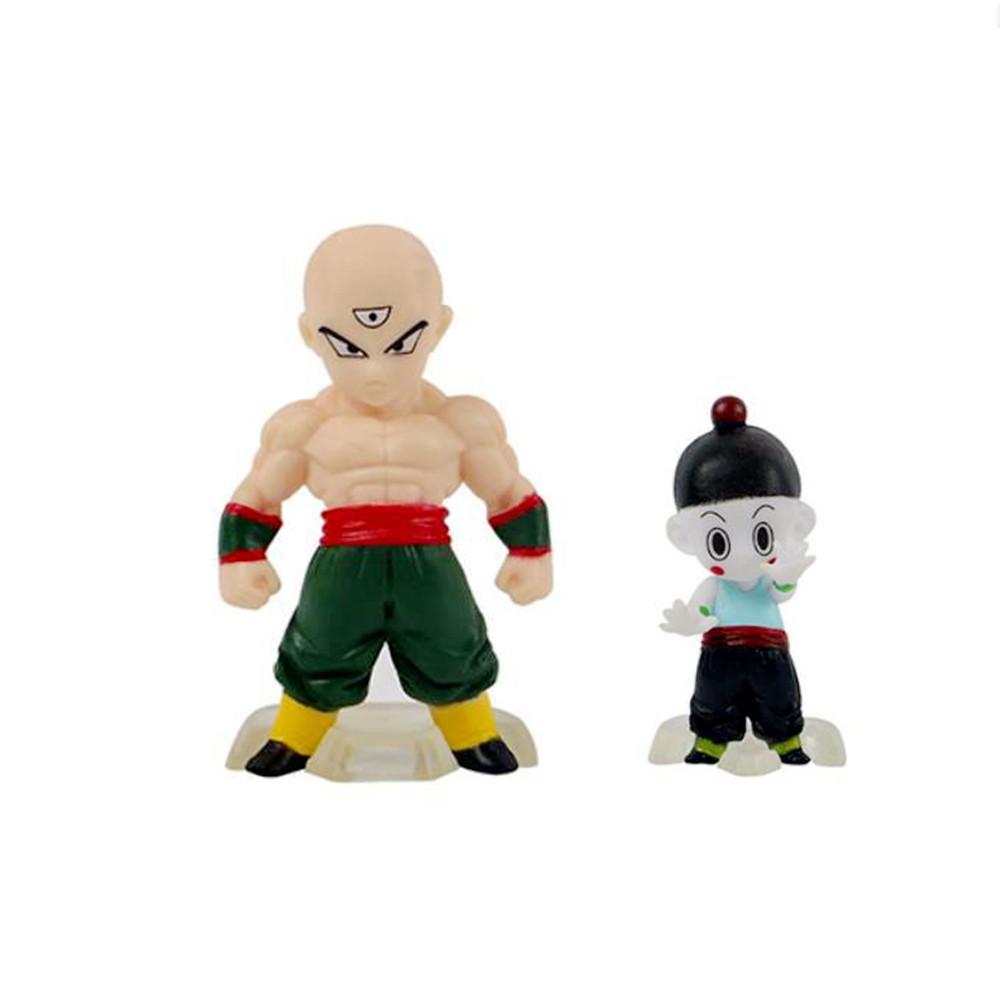 8 шт./комплект Фигурки Действия Dragon Ball Z Мини Маленькая Статуэтка Мастер Броли Гоку Каме Сеннин Тяоцзу ПВХ Модель Детская Игрушка