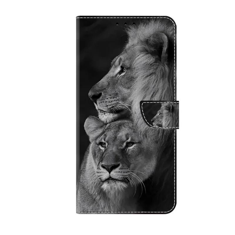 Чехол для POCO M8/PocoM8Pro для Xiaomi Poco M8 M 8 Pro Fundas Кошелек с рисунком обезьяны Флип-подставка Кожаные чехлы для телефона Обложка-книга Coque
