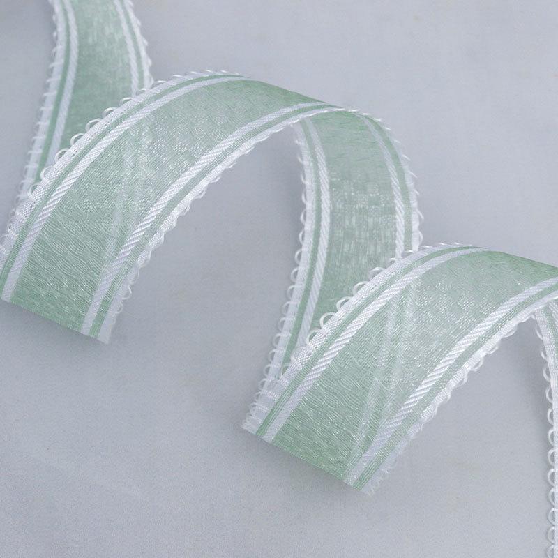 2,5 см прозрачный бутон кружева снежная марля тесьма ручной работы бант для волос головной убор аксессуары цветы упаковка декоративная лента поделки изготовление лент
