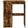 Vidaxl Stolik Barowy Z Przegródkami, Przydymiony Dąb, 90X47,5X103,5 Cm