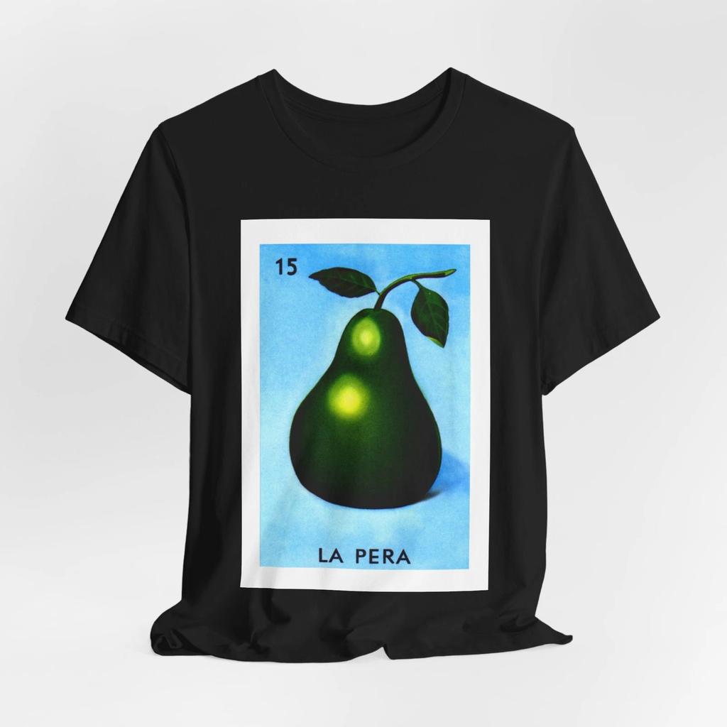 Футболка с изображением Ла Пера (Груша) из мексиканской лотереи Loteria, Подарок, Праздник - Забавная Унисекс Футболка