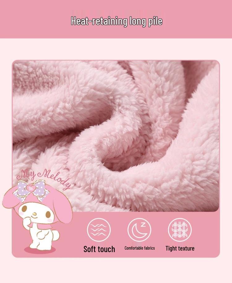 Cute Pet Hooded Nap Blanket: Versatile Plush Shawl for Office & Home