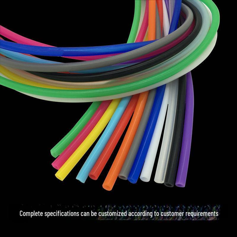 Экологически чистый высокотемпературный силиконовый шланг, пищевой, зеленый, внутренний диаметр 6 мм, наружный диаметр 8 мм