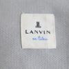 LANVIN en Bleu Укороченные брюки 48 Серый Мужские Б/у