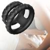 Cock Ring Adult Toy Effective Ejaculation Silicone Delay Ring Lock Double Male Masturbators