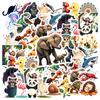 35-70pcs Animal World Stickers From Sea To Land Adorable Stickers Diy Travel Luggage Fridge Laptop Graffiti Sticker