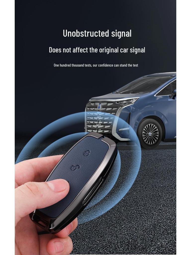 Чехол для ключа Denza D9 для 23 моделей - Высококлассный N7 N8 Корпус ключа с дистанционным управлением для автомобиля и пряжка