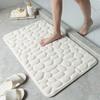 Коралловый бархатный однотонный коврик с принтом камня, водопоглощающий коврик для ванной комнаты, коврик для ног, коврик для входа, балкона