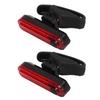 Bike Taillight USB Charging Safe Bright Universal Front Rear Bike Light Set for Road Mountain Bikes 2pcs