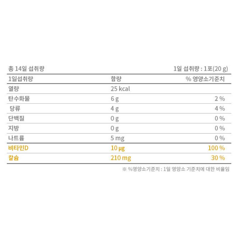 GM Farm The Calcium D Jelly 14p, 280g, 1 piece