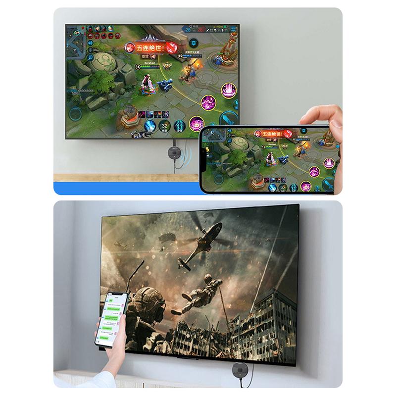 Для ТВ-проектора 4K Tv Stick HDMI-совместимый видеоприемник зеркалирование экрана беспроводной 2.4G/5G 1080P Wifi дисплей Dongle адаптер