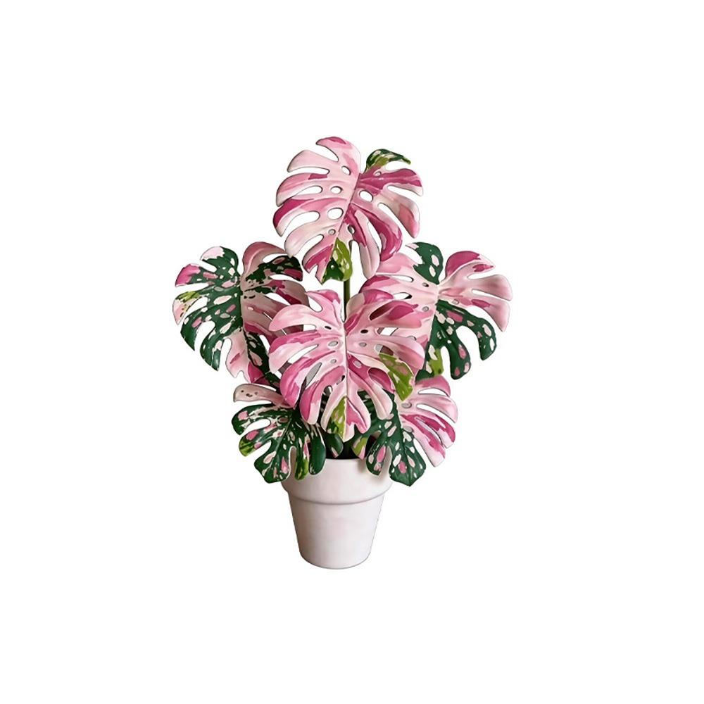 Rotating To Luck Artificial Plant Refrigerator Magnet Rotatable Feature Fridge Magnets  Home Office