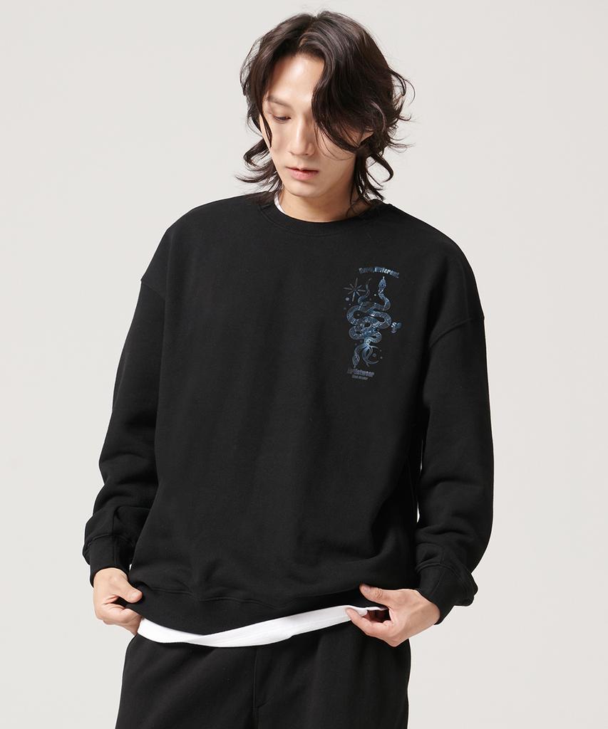 ARTISTWEAR [Atw] Синий свитшот со змеей