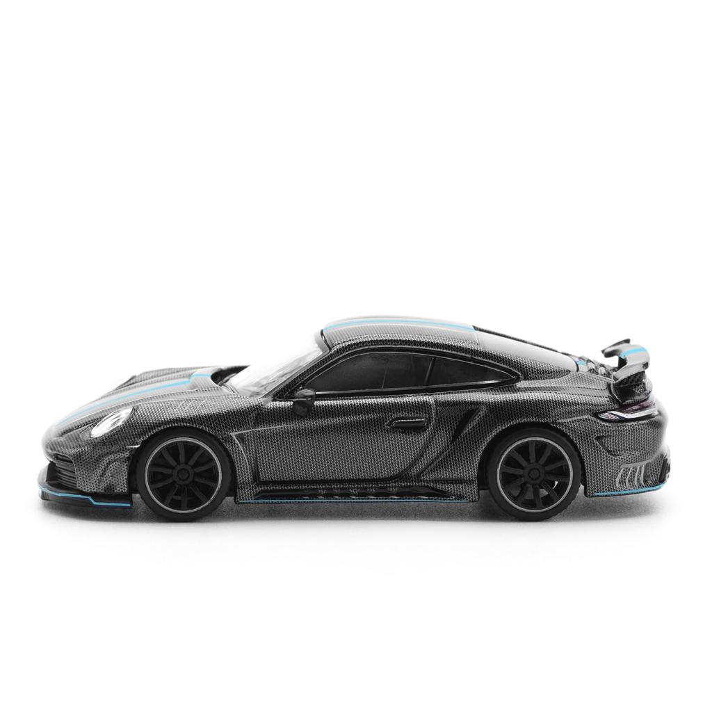 POP RACE Scale 992 Stinger GTR Carbon Edition Finished Product PR640254 1/64 (Blue Line)