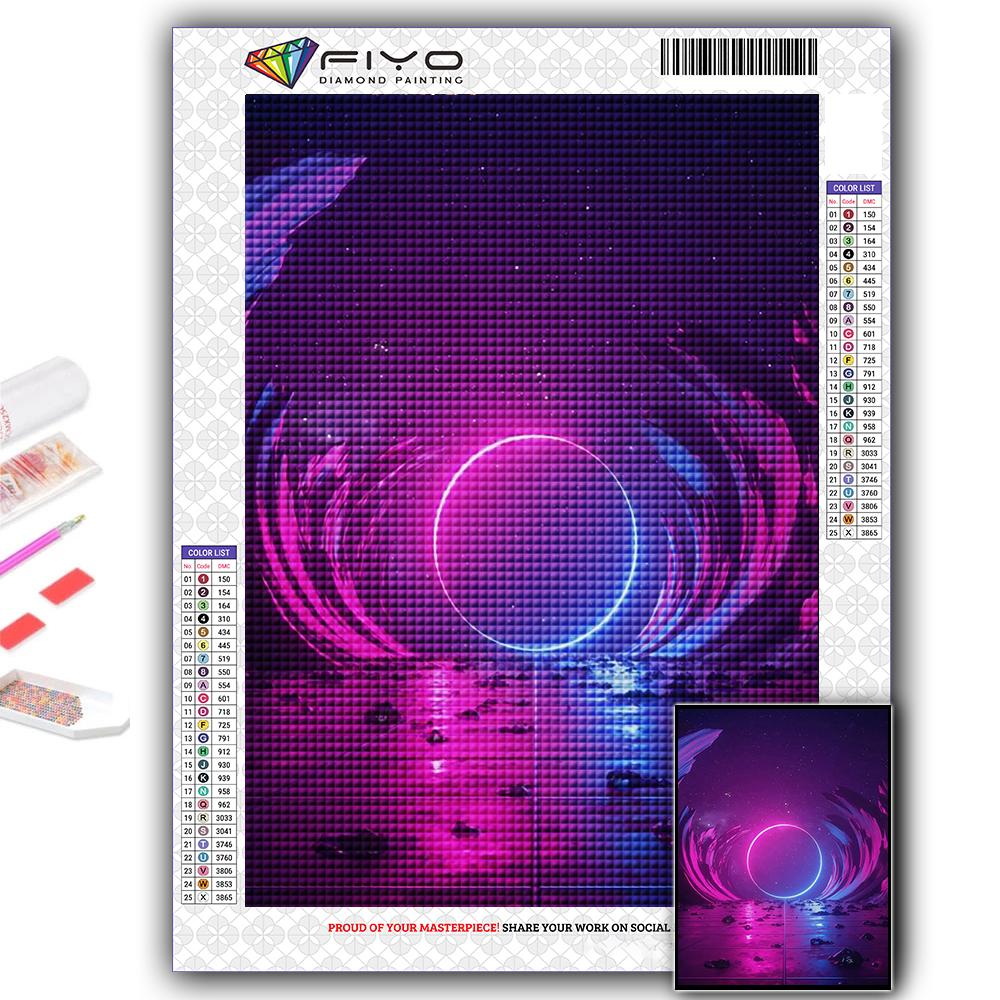 5D алмазная живопись, полный алмаз, киберпанк, геометрическая эстетика, алмазная живопись, ручная работа, сделай сам, алмазная мозаика, картина, украшение для дома