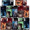 Чехол для телефона Samsung Galaxy S25 S24 S23 iPhone 16 15 Xiaomi Redmi Note 14 13 12 16E X Pro Max OPPO Moto Eren Jaeger Anime Levi Attack On Titan Cover