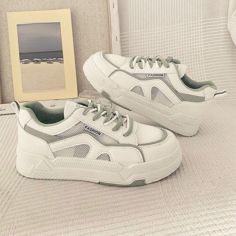 Стильные кроссовки женские летние новые ретро легкие туфли на плоской подошве Niche High Sense женские кроссовки