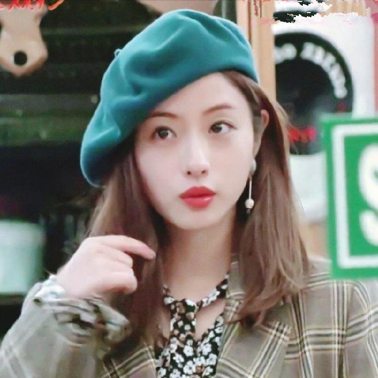 Женские шерстяные береты, утолщенные шапки в стиле ретро, однотонные теплые шапки с тыквой