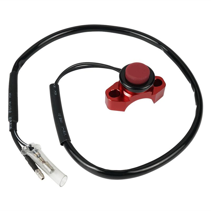 Engine Stop Start Kill Switch Red Push Button For KTM EXC EXCF Yamaha YZF YZ Honda CR CRF Kawasaki Suzuki BMW Husqvarna Gas Gas