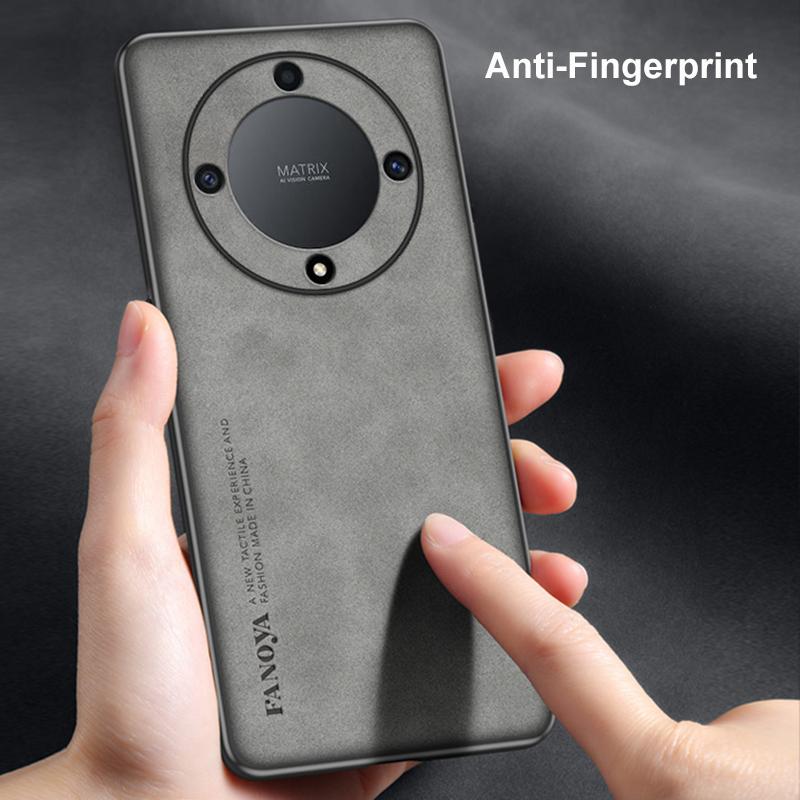 Роскошный чехол из искусственной кожи для Honor X9A X9 4G 5G задняя крышка, матовый силиконовый защитный чехол для телефона Honor Magic 4 5 Lite X40 Coque