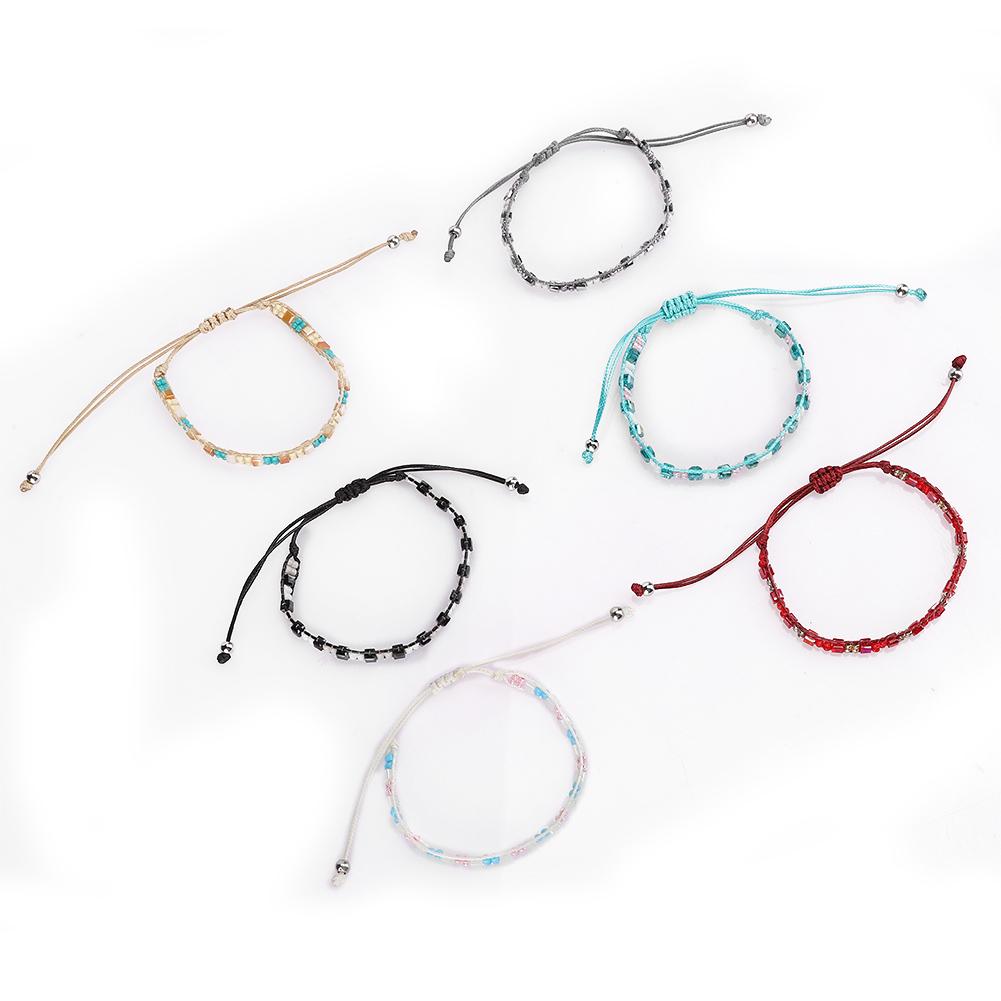 6 шт. Браслет Винтажный Красочный Модный Личность Женский Браслет Ювелирное Изделие Подарок