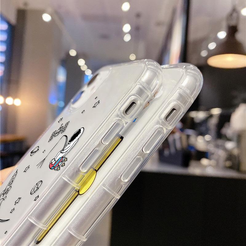 Минималистичный космический дизайн Тонкий чехол для телефона For iPhone 17 16 15 13 12 11 ProMax Pro Plus Мягкий ударопрочный корпус телефона