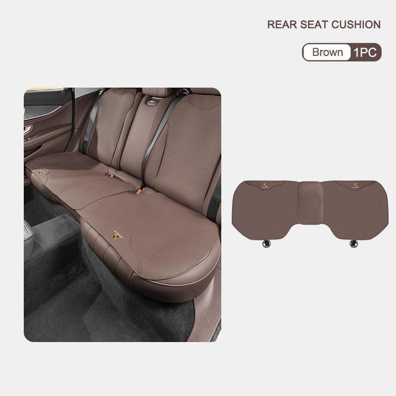 Car Seat Cover Sweatproof Breathable Anti-slip Seat Mat Pad For Porsche Cayenne Panamera Macan Boxster Cayman 718 911 Sticker