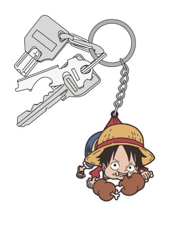 One Piece Брелок-прищепка с Луффи