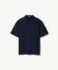 STCO Supima Cotton Collared Short Sleeve T-Shirt Navy (Semi-Oversized Fit)_Stswb86Nsn