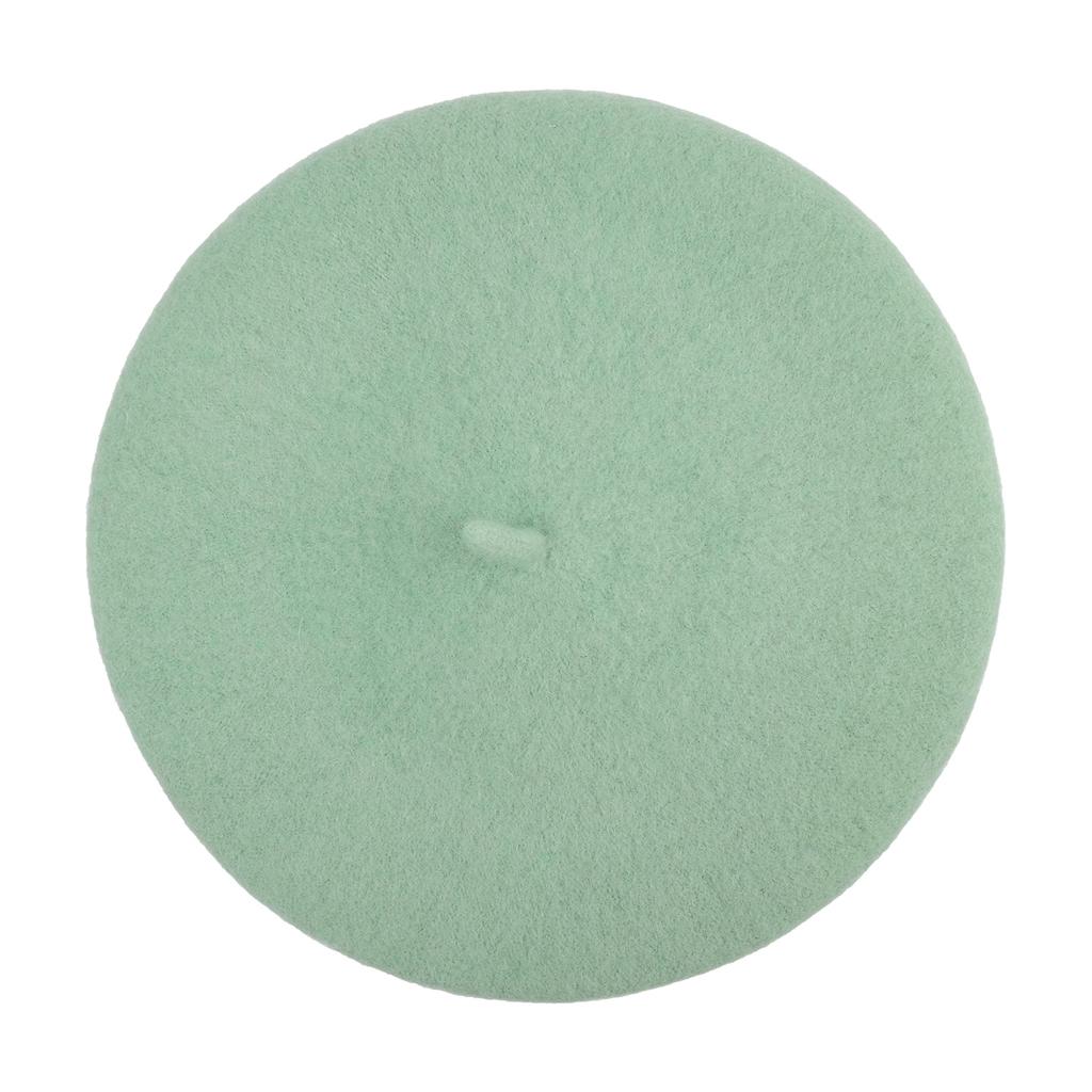 Зимняя теплая искусственная шерстяная шапка-берет для женщин и девочек, французская шапка-бини, красная, черная, фиолетовая, бежевая, оранжевая, кавайная, плоская, теплая