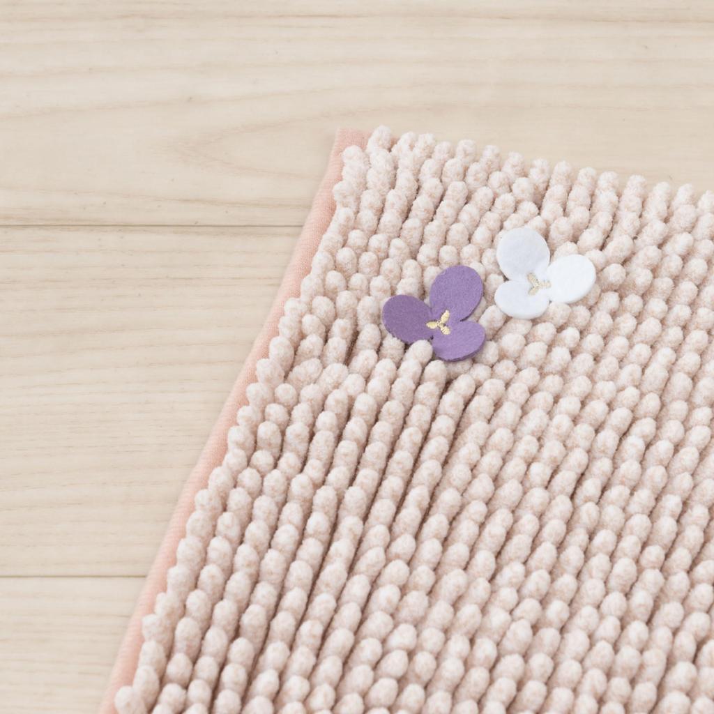 Пушистый коврик для ванной Jiji от Senko Delivery Service, 35 x 50 см, розовый, впитывающий воду, быстросохнущий, из микрофибры 65721 Kiki's, прибл.