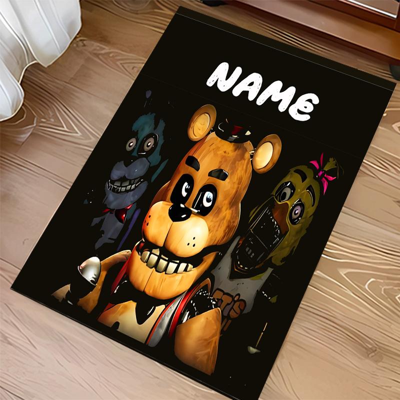 Custom personalization Five Nights at Freddy's Print Area Rug - Soft, Washable Non-Slip Indoor Mat,Living Room,Home&Office Decorative Rug