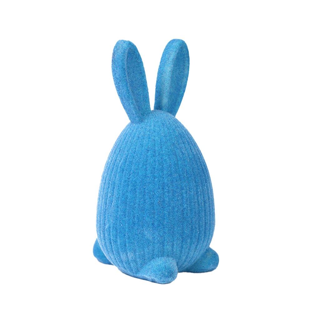 Resin Easter Rabbit Figurine Multicolor Cartoon Buuny Statue Creative Miniature Knickknacks  Gift