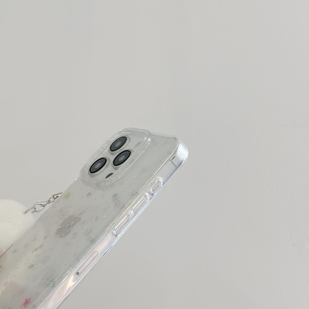 Чехол для телефона iPhone 17 16 15 14 11 12 13 Pro Max Plus с узором «Звездный Блеск Пегаса» и подвеской «Ангельское Крыло», Мечтательный Задняя Крышка