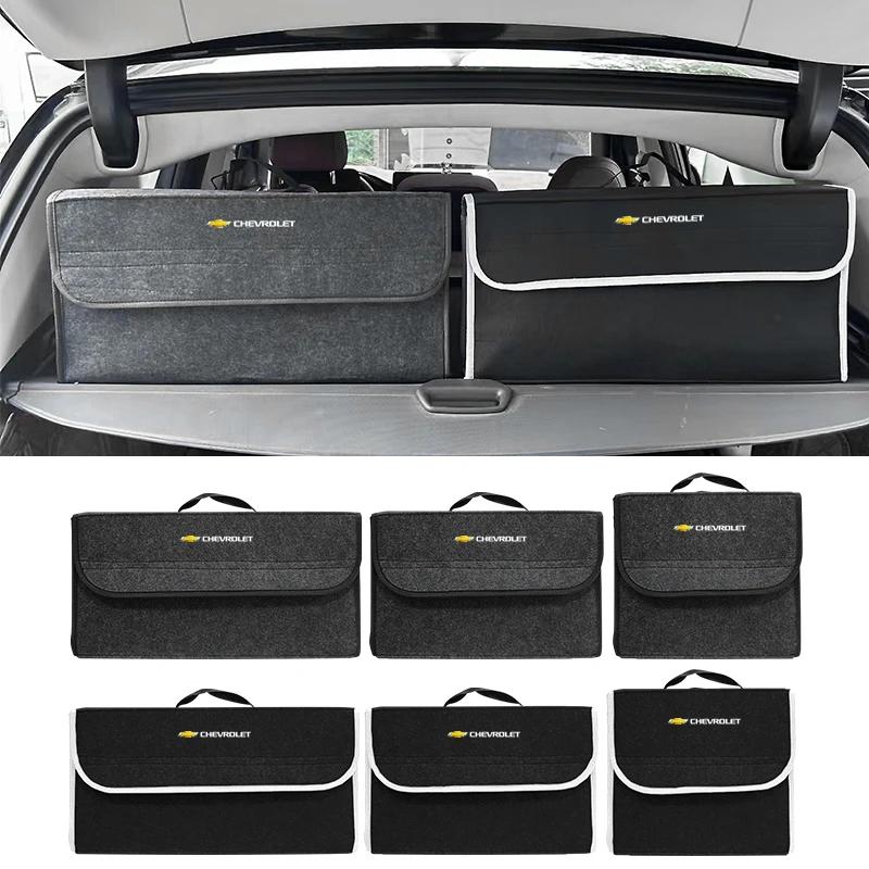 Car Trunk Storage Bag Organizer Sundries Stowing Tidying Box For Chevrolet Spark Captiva Cruze Malibu Equinox Trax Camaro Bolt PX8