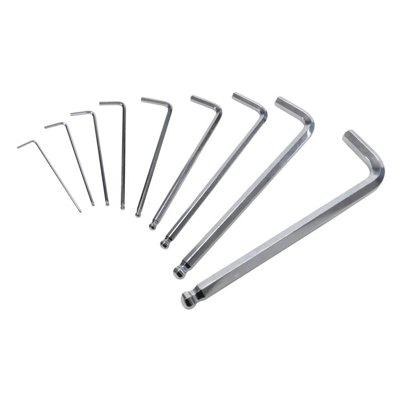SATA 9105 9-Piece Metric Ball-End Hex Key Set