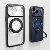 Прозрачный магнитный чехол-подставка 360° для iPhone 17 Pro Max с защитой всех объективов