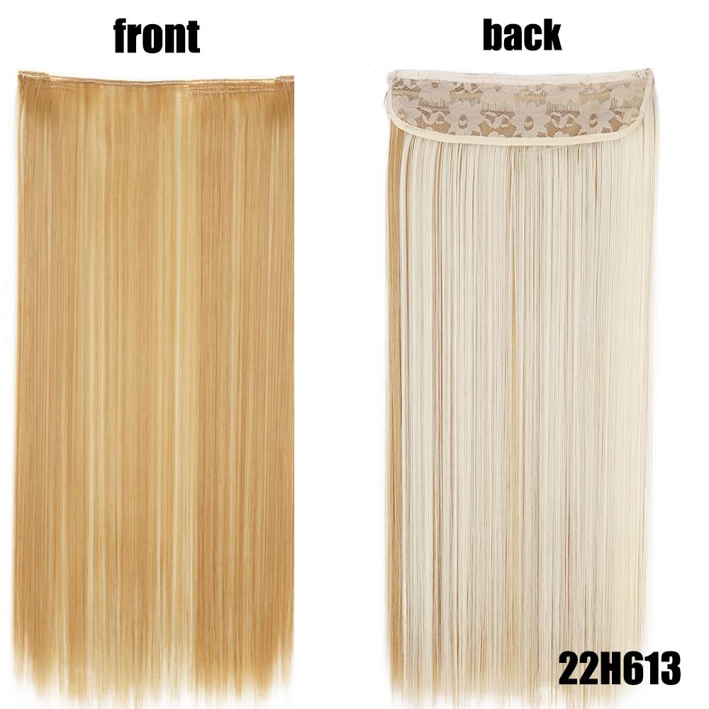 XINRAN 22-дюймовые модные женские волосы для наращивания, устойчивые к высоким температурам, синтетические волны, длинные волосы без клипс, невидимый парик для лески