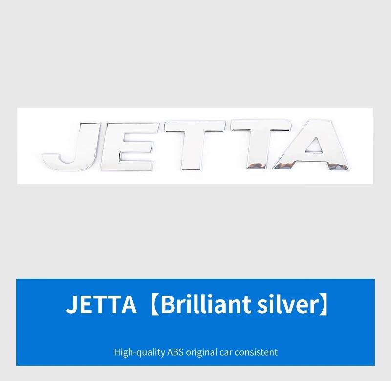 Для VW Для Volkswagen GTI/CC/V6/V8/Caddy/Jetta/Lavida специальная наклейка-шильдик на багажник из АБС-пластика серебристо-черная декоративная наклейка w