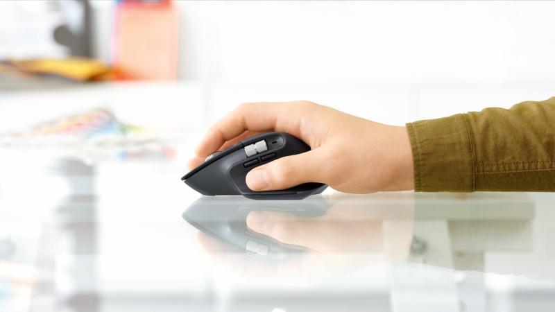 Logitech MX Master 3S Wireless Mouse RF Wireless + Bluetooth, 8000 DPI, Graphite