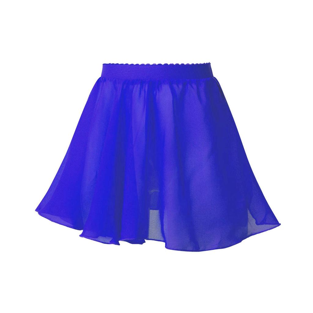 Kids Girls Dance Wear Basic Chiffon Veil Skirt Stage Performance Costumes