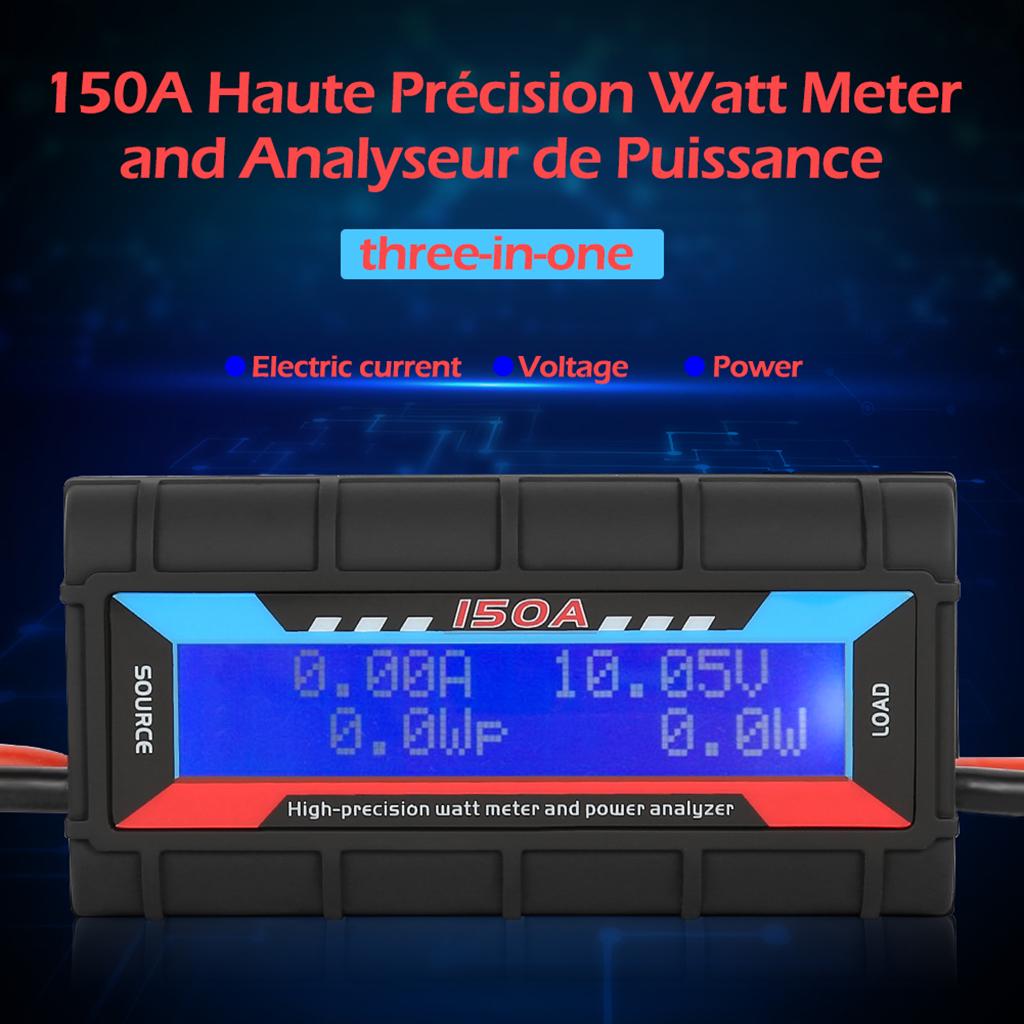 100A/150A RC Meter Power Analyzer, High Battery Voltage Meter
