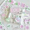 40 шт. милые наклейки INS Lucky Four-Leaf Clover Kpop 3-дюймовые фотокарточки подарочная упаковка DIY Декор Запечатывающие наклейки Материал для скрапбукинга