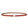 Slim Waist Belt For Women With Metal Snap Closure For Casual Wear
