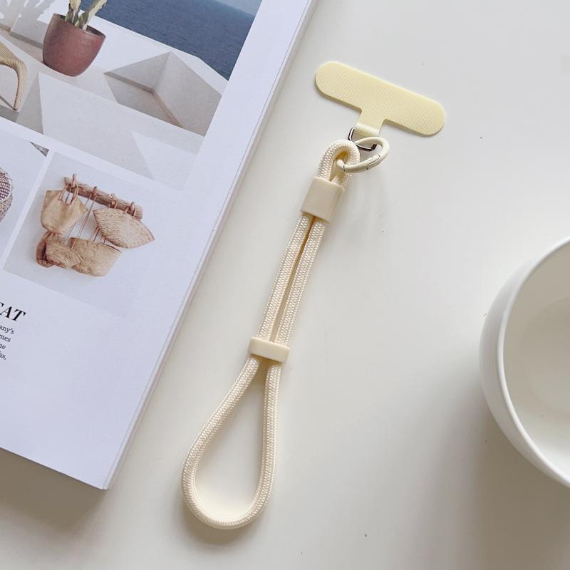 Простой конфетный цвет шнурок для мобильного телефона регулируемый браслет цепочка для телефона универсальный противоутерянный брелок ремешок для сотового телефона