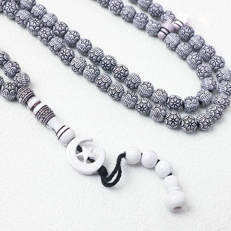 Имитация дерева 99 бусин 8 мм Молитвенная нить - Мусульманский розарий в стиле Кукка