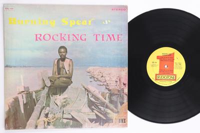 Виниловая пластинка BURNING SPEAR Rocking Time SOL1123 STUDIO ONE 1980 США Регги Ска Даб Б/у