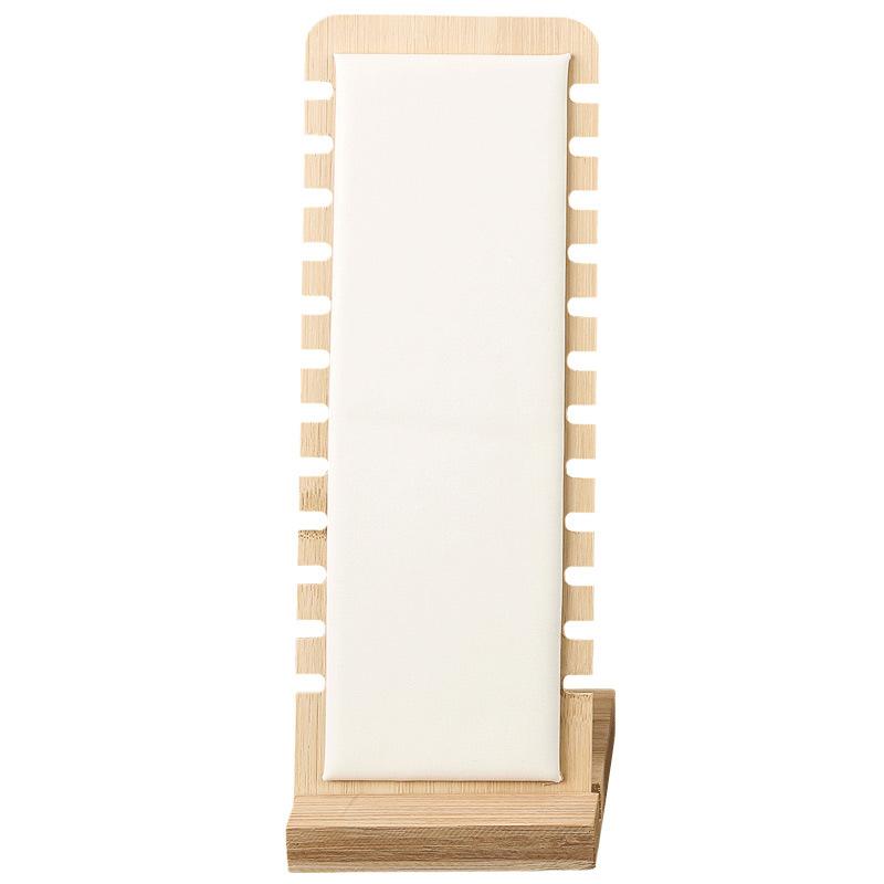 1 шт. Держатель для ожерелий Экологичный Органайзер для украшений Минималистичная Деревянная Подставка для демонстрации ювелирных изделий Прочная 10x10x27см