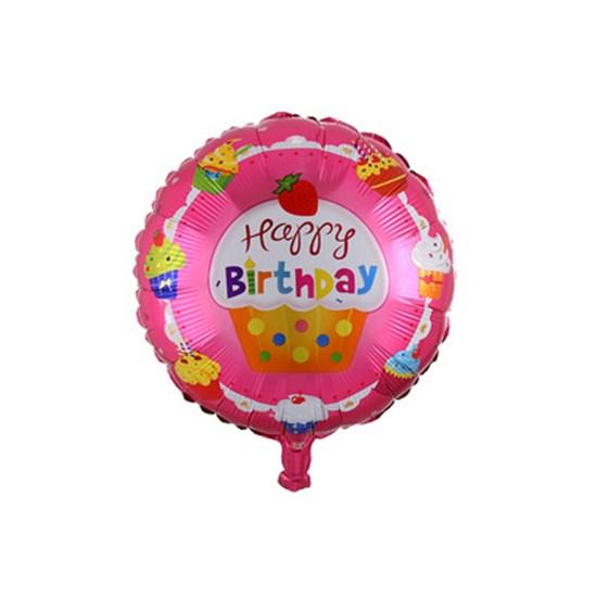 Happy Birthday Balloon Round Air Foil Balloon Kids Birthday Party Decorations Balloon Helium Baby Shower Inflatable Globos